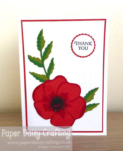peaceful poppies stampin up