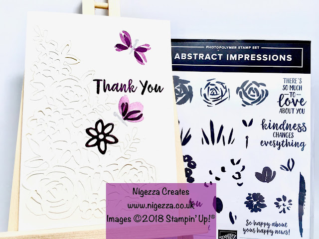 Nigezza Creates with Stampin Up Abstract Impressions 