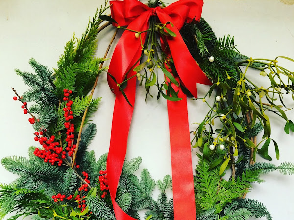 CtC: Erste Weihnachtsboten in elegant und DIY - Türkränze!