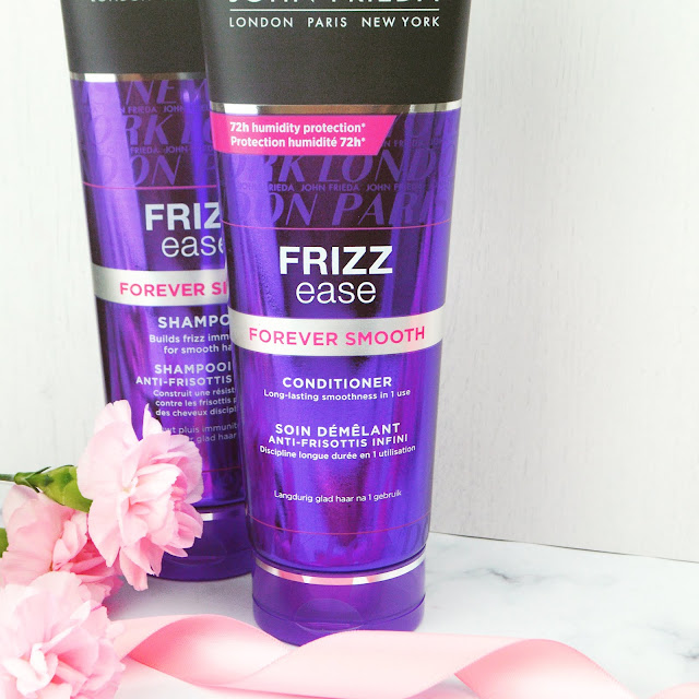 John Frieda Frizz Ease Forever Smooth Shampoo + Conditioner, and Extra Strength Serum Review