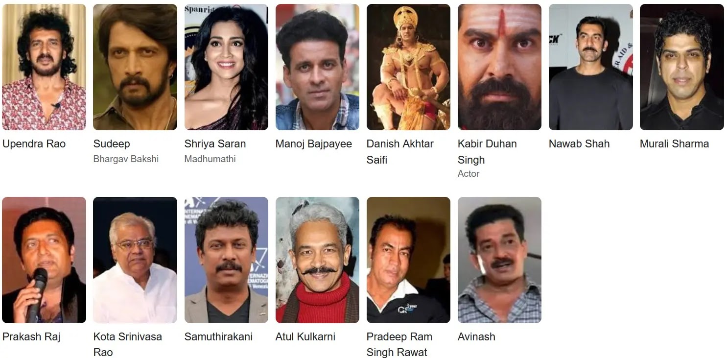 Kabzaa Movie Cast