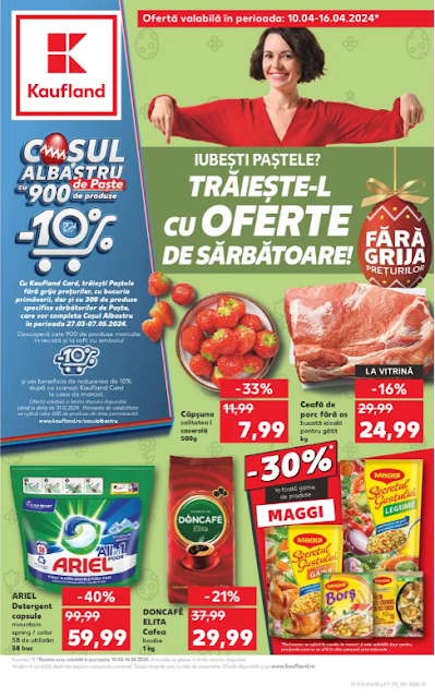 Kaufland Promotii + Catalog - Brosura 10-16.04 2024 →  PASTE | SUPER Reduceri | Promotii Kaufland Card