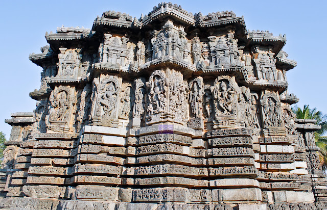 Star shaped structure of the Kedareshwara Temple