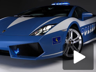 Lamborghini Car Concep Exotic Blue Lamborghini Car Concept for Police