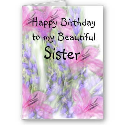 Birthday Wishes to sister