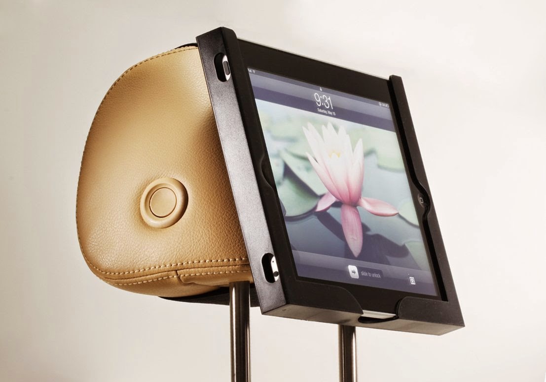 iPADKET Car Seat Headrest & Airplane Tray Table Mount Holder for Apple iPad iPad2 The New iPad3