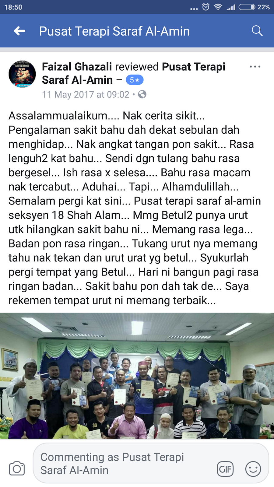 ~ Terapi Urut Saraf Tradisional untuk penduduk Selangor 