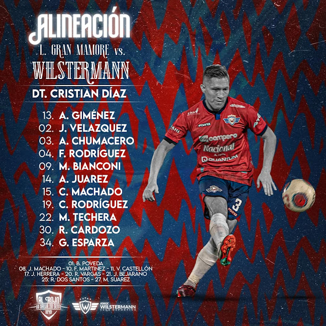 Alineaciones de Libertad Gran Mamore vs Wilstermann