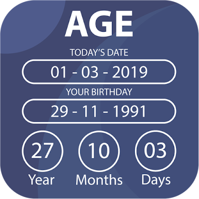 Age calculator is online tool Download
