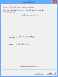 Jailbreak iOS 6.1.3 With Redsn0w