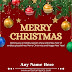 Merry Christmas Greeting Card With Name Edit
