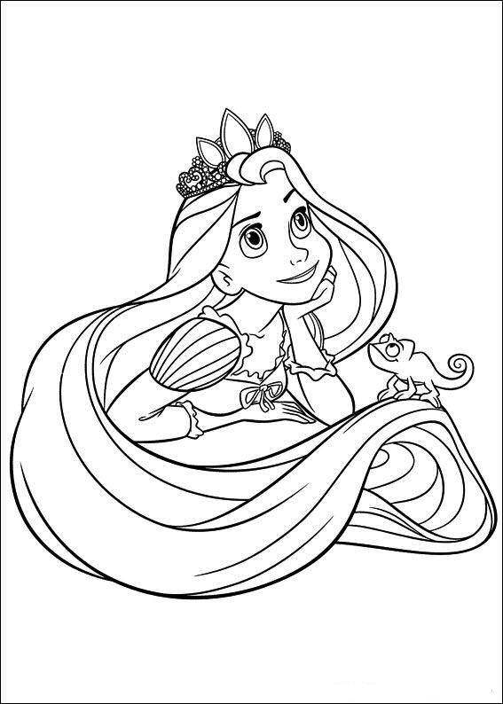 Download Rapunzel Coloring Pages Disneyclips - 162+ SVG Images File for Cricut, Silhouette and Other Machine