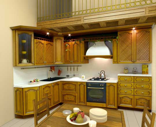 Latest Kerala Model  Wooden Kitchen Cabinet Designs Wood 