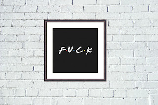 Fuck funny friends cross stitch pattern - Tango Stitch