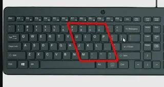 Tombol Numlock pada Keyboard Laptop.