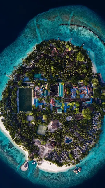 Foto de Drone Ilha no Oceano 