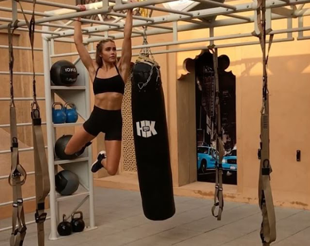 Cara Loren keeping fit through Cross Fit