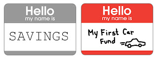 Savings Name tags