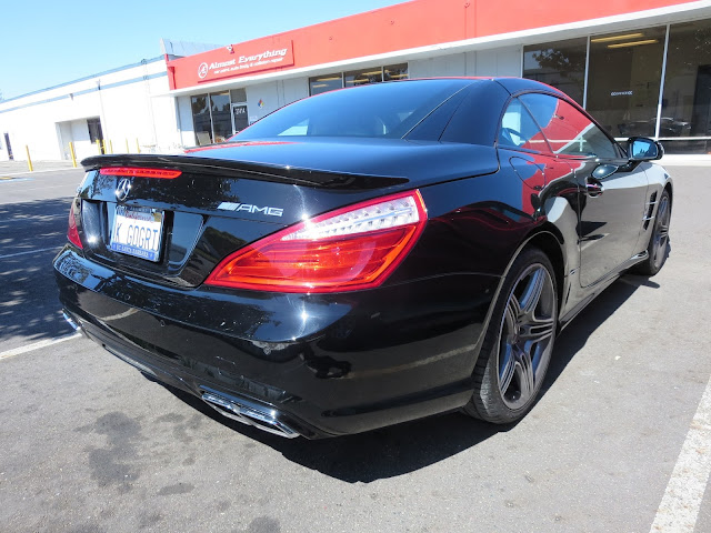 Mercedes-Benz SL63 AMG repaired & painted at Almost Everything Auto Body