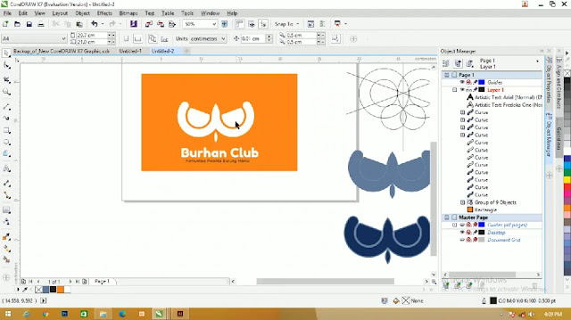 Free File : Cara Membuat logo Keren Burung Hantu Illustrator Dan Corel