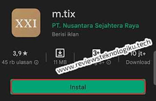 instal aplikasi mtix di android