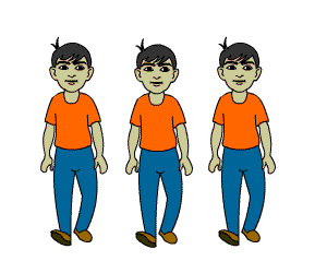 Penting Gambar Animasi, Foto Orang