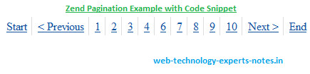 Zend framework pagination with array adapter