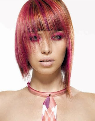 funky hair color ideas for blondes. Blondes are warming up their