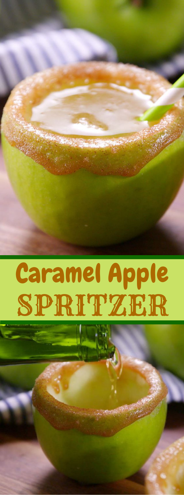 Caramel Apple Spritzers #bestcocktails #drink