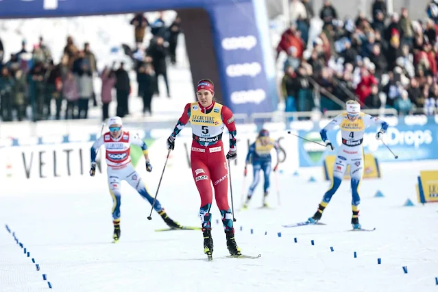 Noruega faz a dobradinha no sprint da etapa de Drammen da Copa do Mundo de Esqui Cross Country