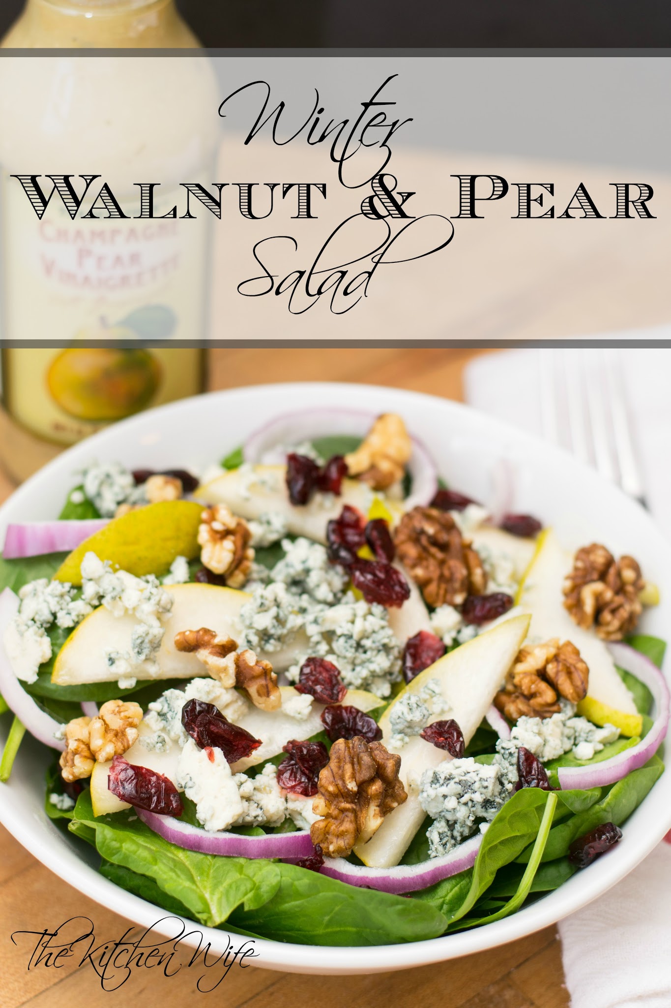 Winter Pear and Walnut Salad Recipe