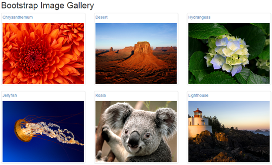 bootstrap image gallery example