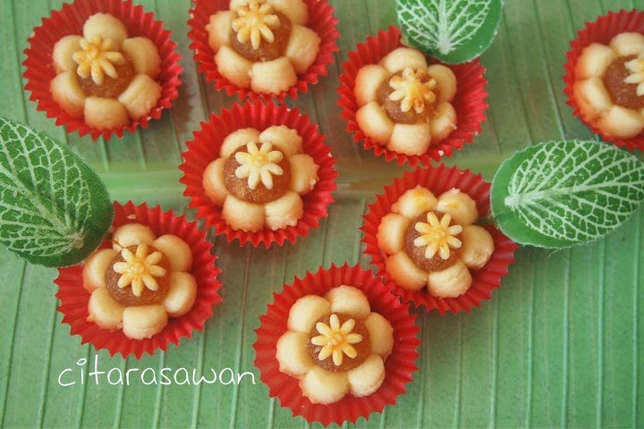 Biskut Tart Nenas Bunga - step by step ~ Resepi Terbaik