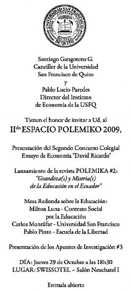 IIdo ESPACIO POLEMIKO 2009