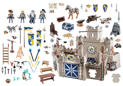 CONTENIDO PLAYMOBIL Novelmore 70220 Gran Castillo de Novelmore