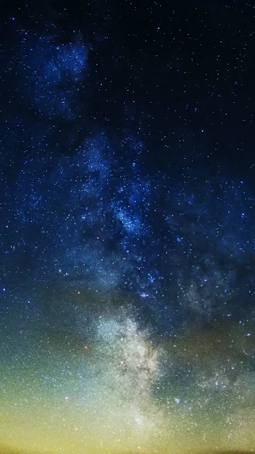 Night Beautiful Starry Sky. Download Free Hd Wallpaper