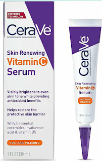 CeraVe Vitamin C Serum with Hyaluronic Acid | Skin Brightening Serum for Face