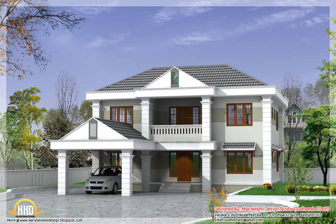home design  2850 sq.ft.  Kerala Home Design,Kerala House Plans,Home 