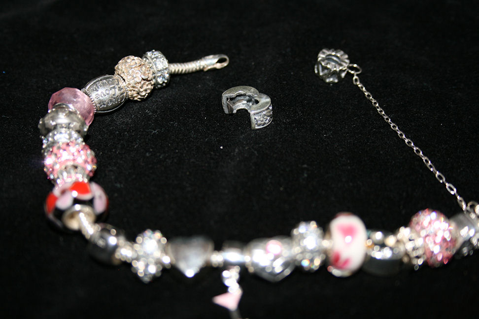 beaded bracelets with charms. European Bead Bracelets: