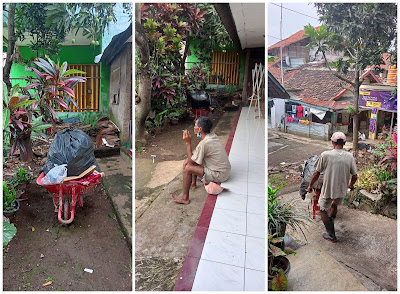 Petugas sampah di kawasan