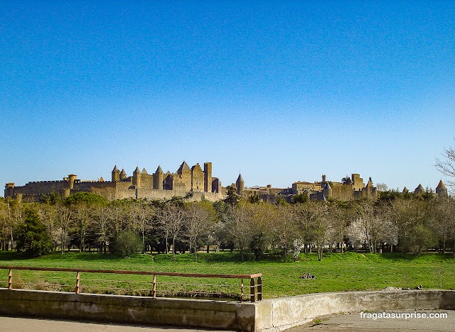 Cidade medieval de Carcassonne, França