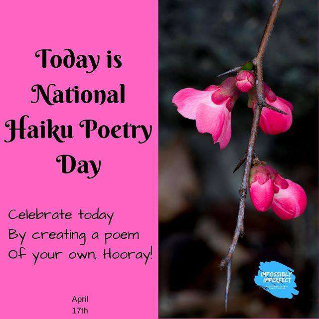 National Haiku Poetry Day Wishes