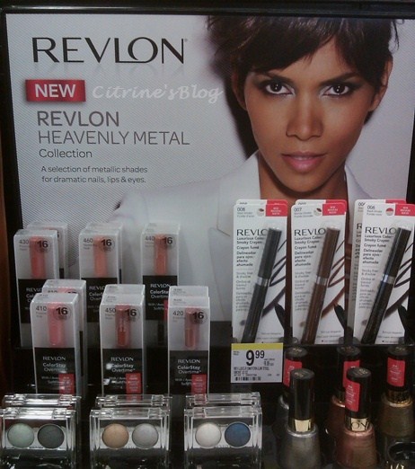 Jessica Alba Revlon Lipstick. Revlon Heavenly Metal Collection features metallic nail polish (yay!