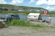 Dinosaur Hunting by Boat in 2010: Alberta, Canada (pjc )