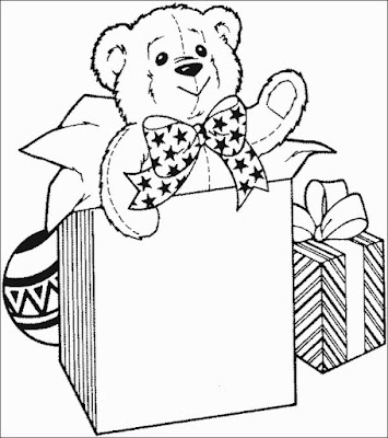 newkids christmas gifts coloring page