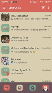 Free Download BBM MOD Old Style By Nou90 V2.9.0.51 (Eka Yunarsa)