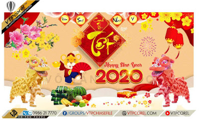 tết 2020 corel