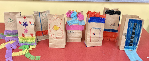 Paper bag piñatas