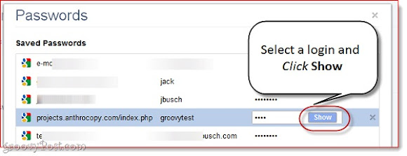 Tìm kiếm các file lưu mật khẩu trong của Google Chrome