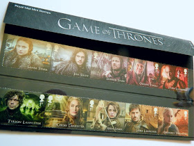 A photo showing a Game of Thrones Picture Stamps Set 